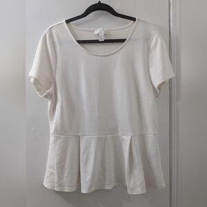 Elegant White Women's Top